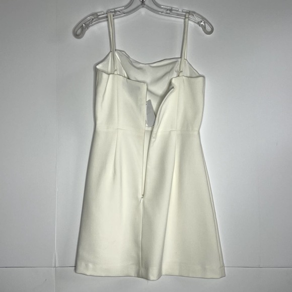 French Connection Mini Sheath Dress Summer White Womens Size 6 - Picture 10 of 15